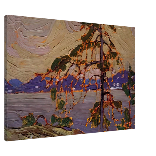 Tom Thomson - SKETCH FOR THE JACK PINE 1916 Canvas - 20x30 cm / 8x12 inches-canvas
