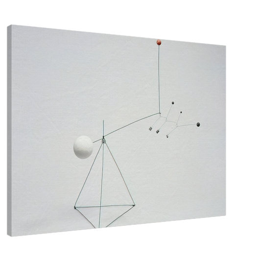 Alexander Calder - SMALL FEATHERS 1931 Canvas - 20x30 cm / 8x12 inches-canvas