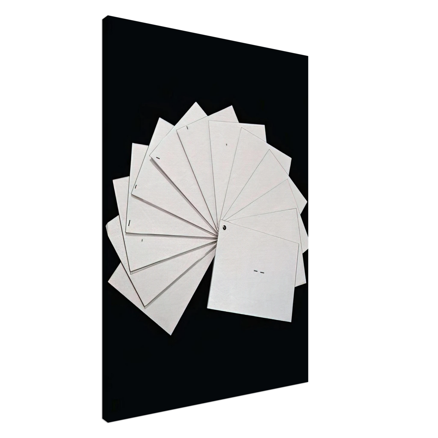 Mira Schendel - Untitled from Cadernos Series - 1971 Canvas - 20x30 cm / 8x12 inches-canvas