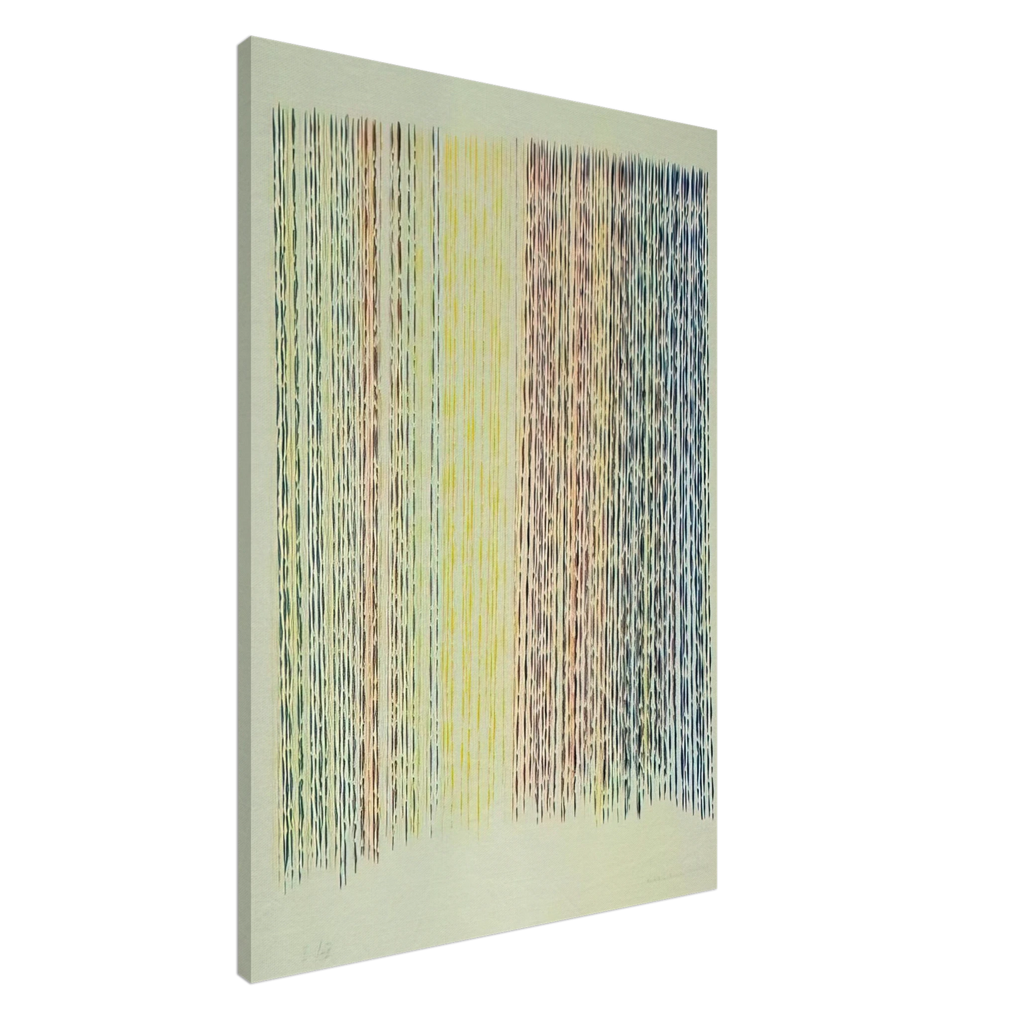 Piero Dorazio - Paplito della Luce - 1983 Canvas - 20x30 cm / 8x12 inches-canvas