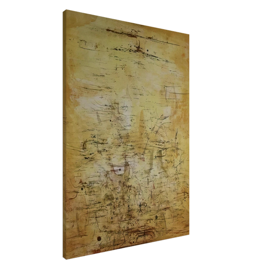 Zao Wou-Ki - VOL D OISEAUX 1954 Canvas - 20x30 cm / 8x12 inches-canvas