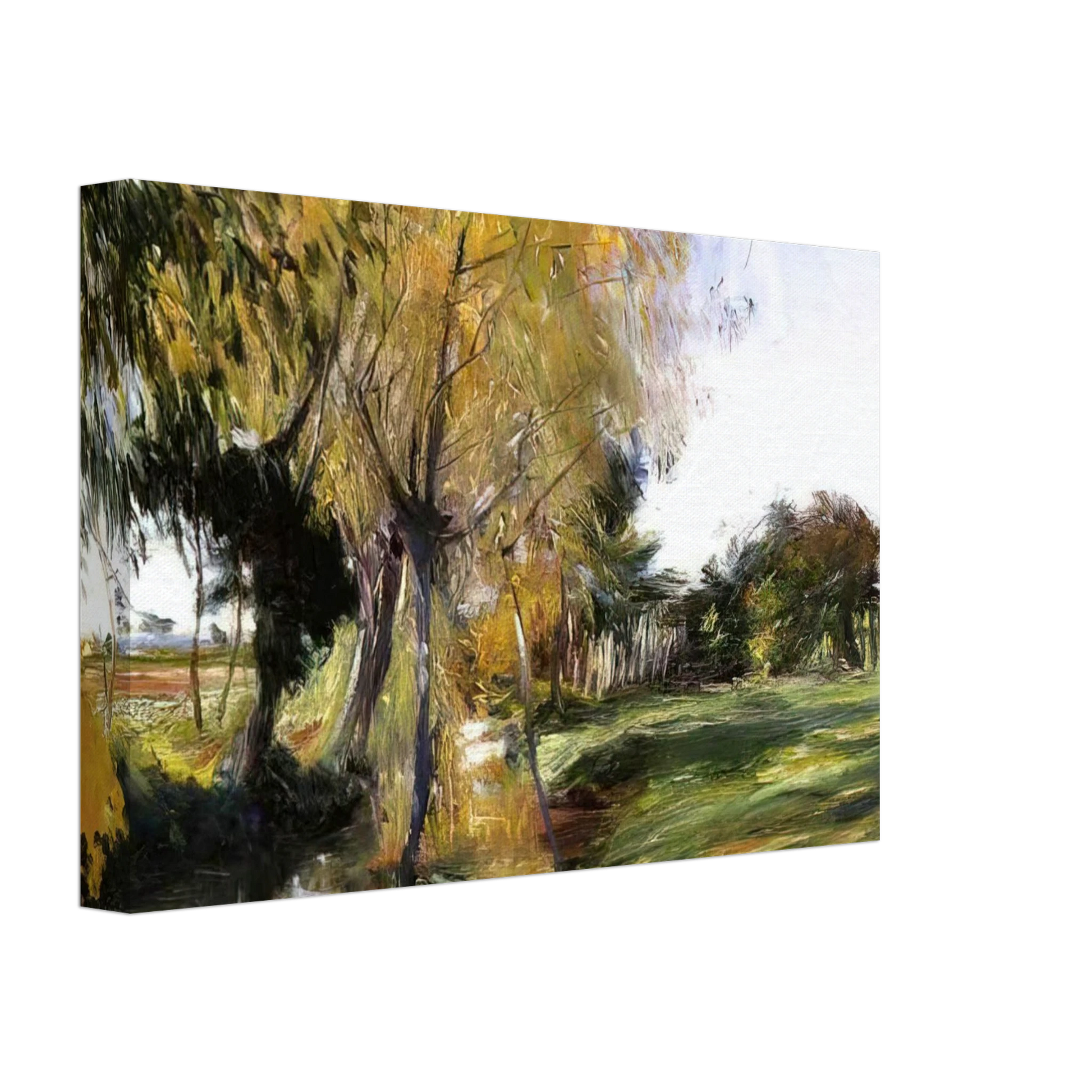 John Singer Sargent - Landscape at Broadway Canvas - 70x100 cm / 28x40 inches-canvas