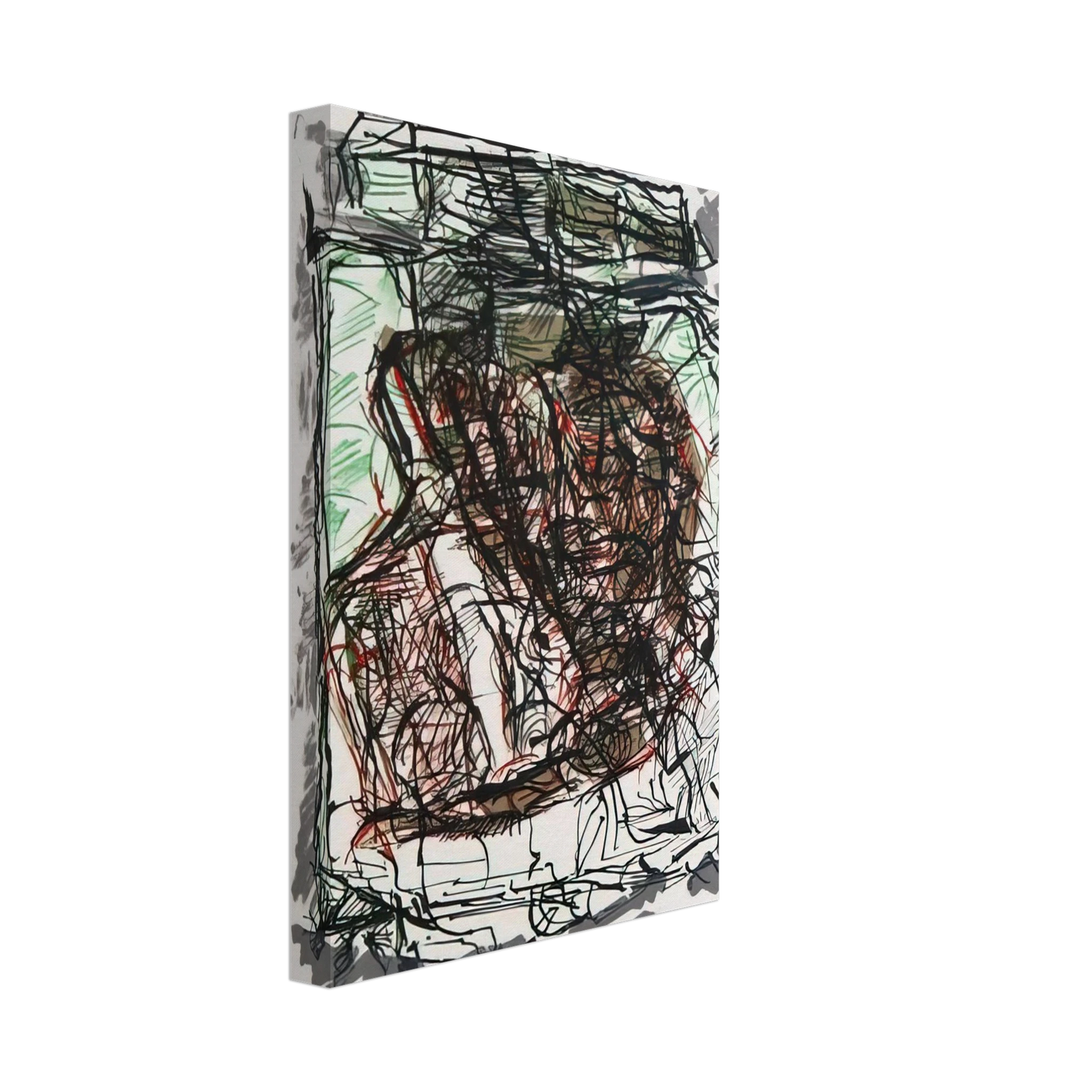 Jean-Paul Riopelle - Lithographie 1976 Canvas - 40x60 cm / 16x24 inches-canvas