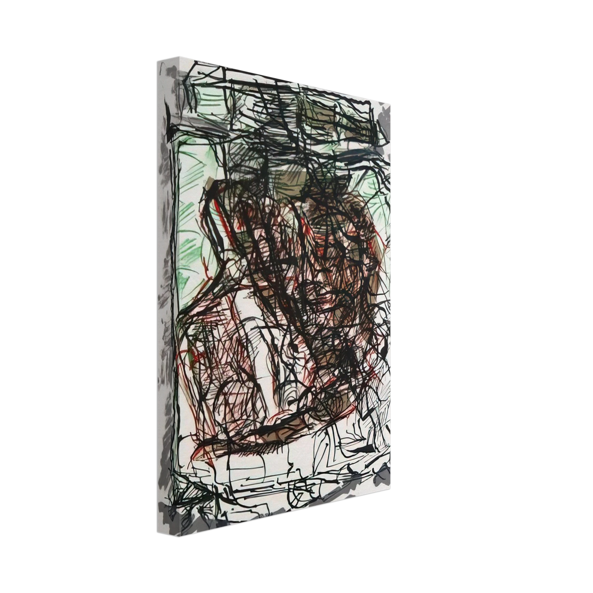 Jean-Paul Riopelle - Lithographie 1976 Canvas - 40x60 cm / 16x24 inches-canvas