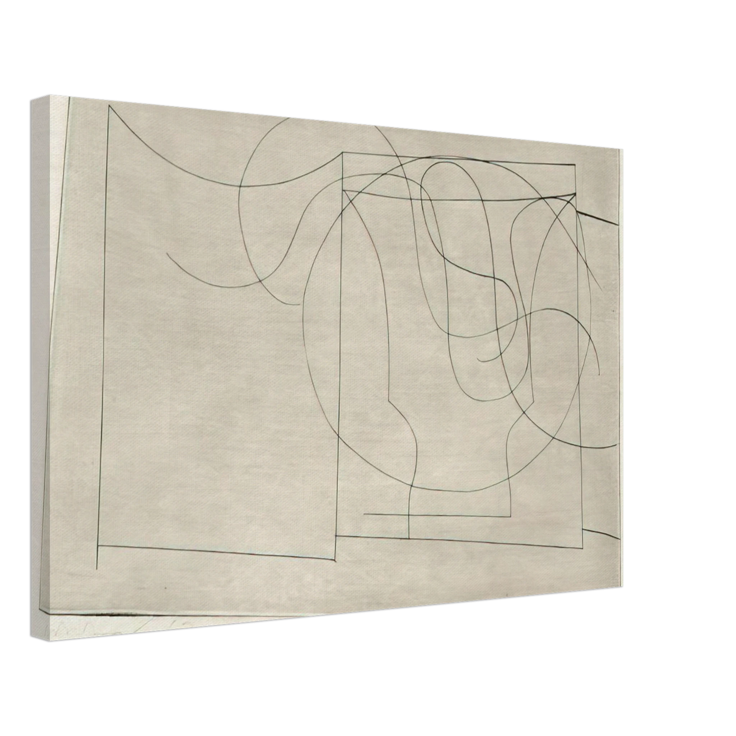 Ben Nicholson - Aegean - 1967 Canvas - 70x100 cm / 28x40 inches-canvas