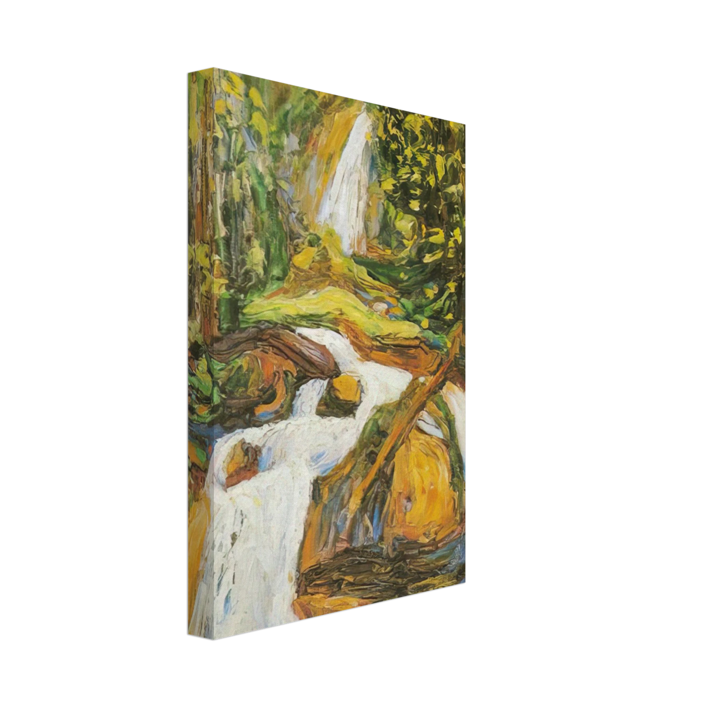 Wassily Kandinsky - KOCHEL WATERFALL I Canvas - 40x60 cm / 16x24 inches-canvas