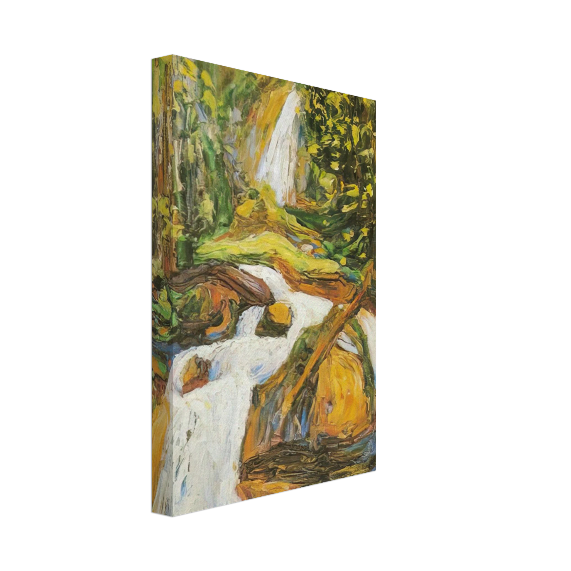 Wassily Kandinsky - KOCHEL WATERFALL I Canvas - 40x60 cm / 16x24 inches-canvas