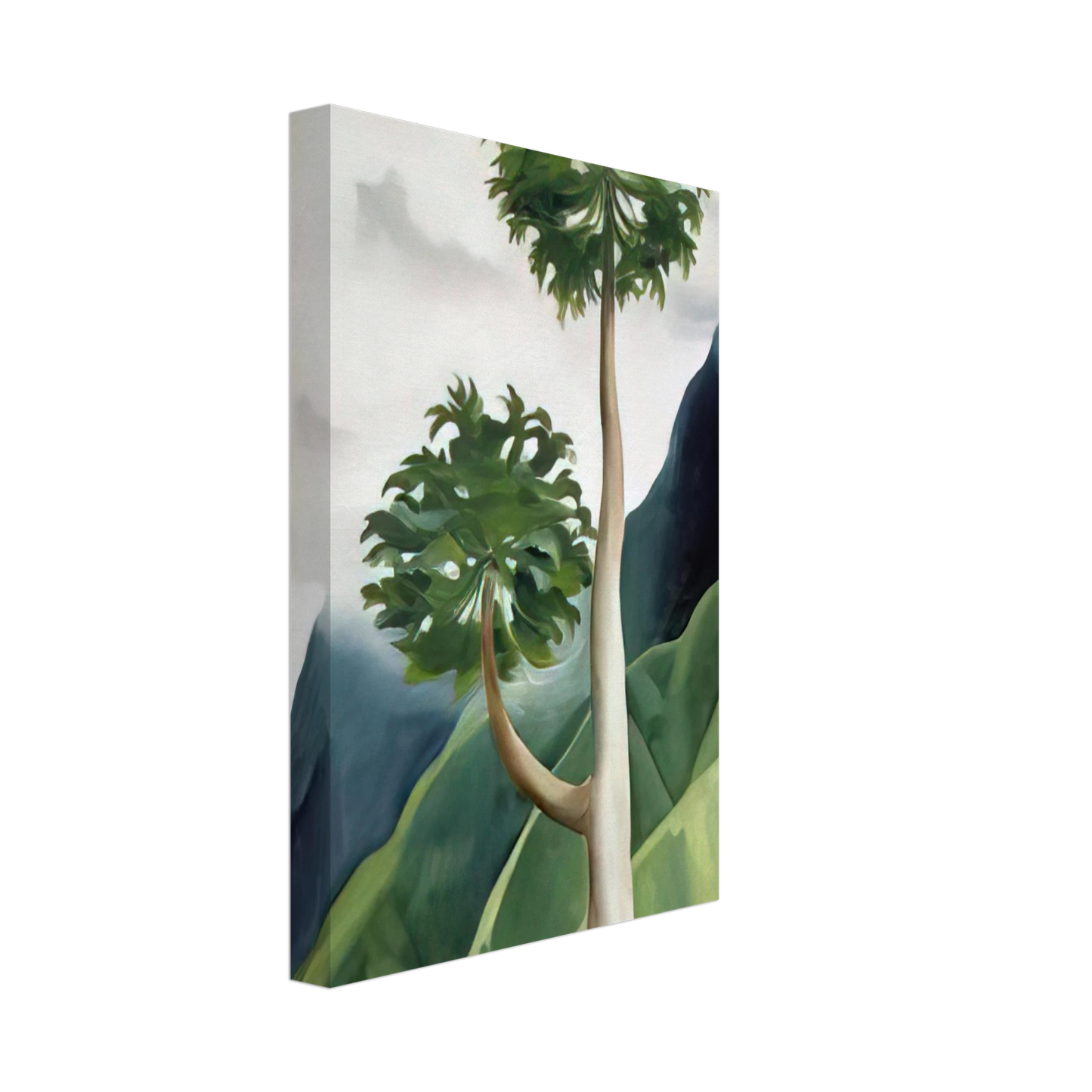 Georgia O'Keeffe - Papaya Tree-Iao Valley Canvas - 70x100 cm / 28x40 inches-canvas