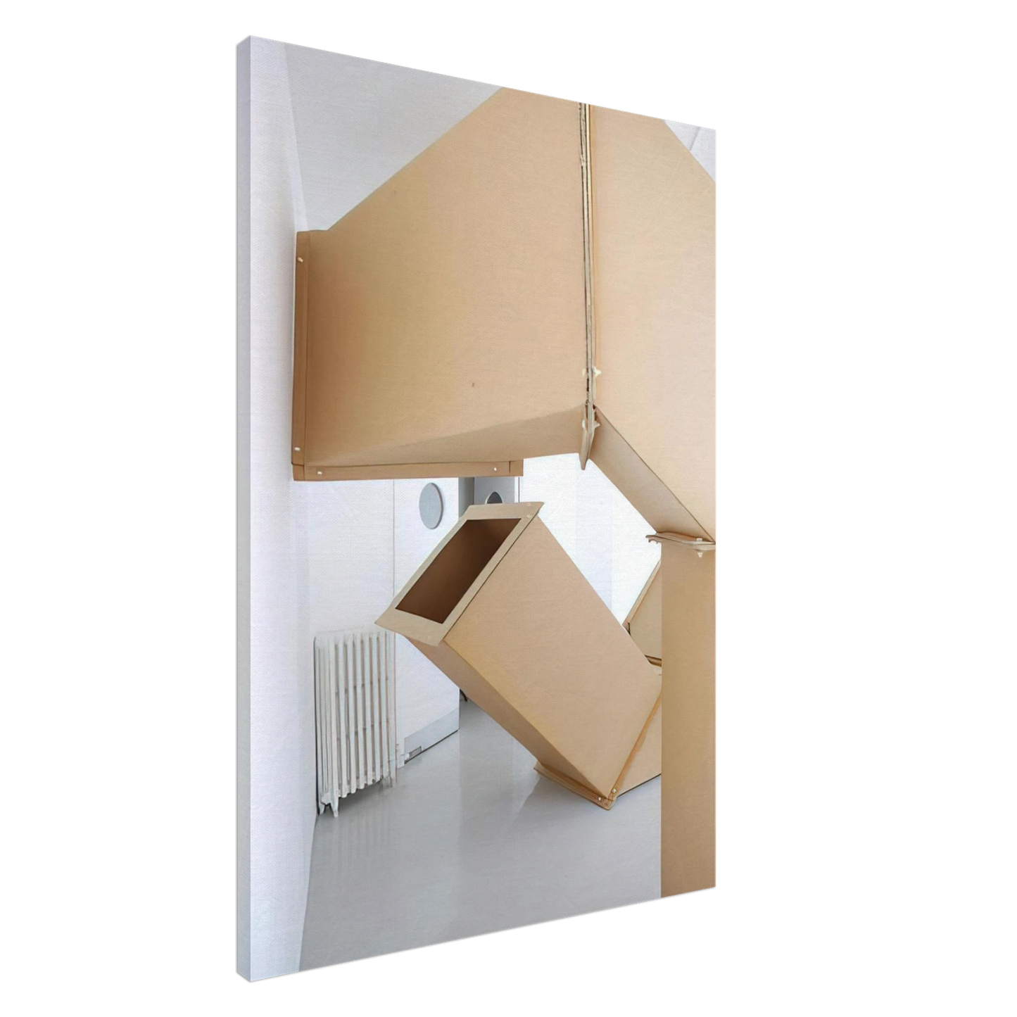 Charlotte Posenenske - Series DW - 1967 Canvas - 20x30 cm / 8x12 inches-canvas