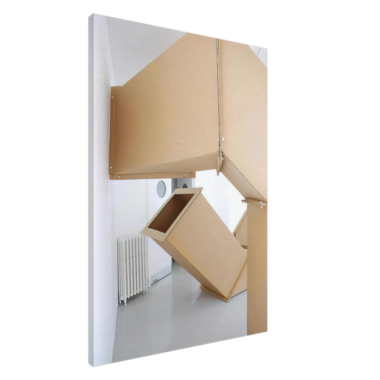 Charlotte Posenenske - Series DW - 1967 Canvas - 20x30 cm / 8x12 inches-canvas