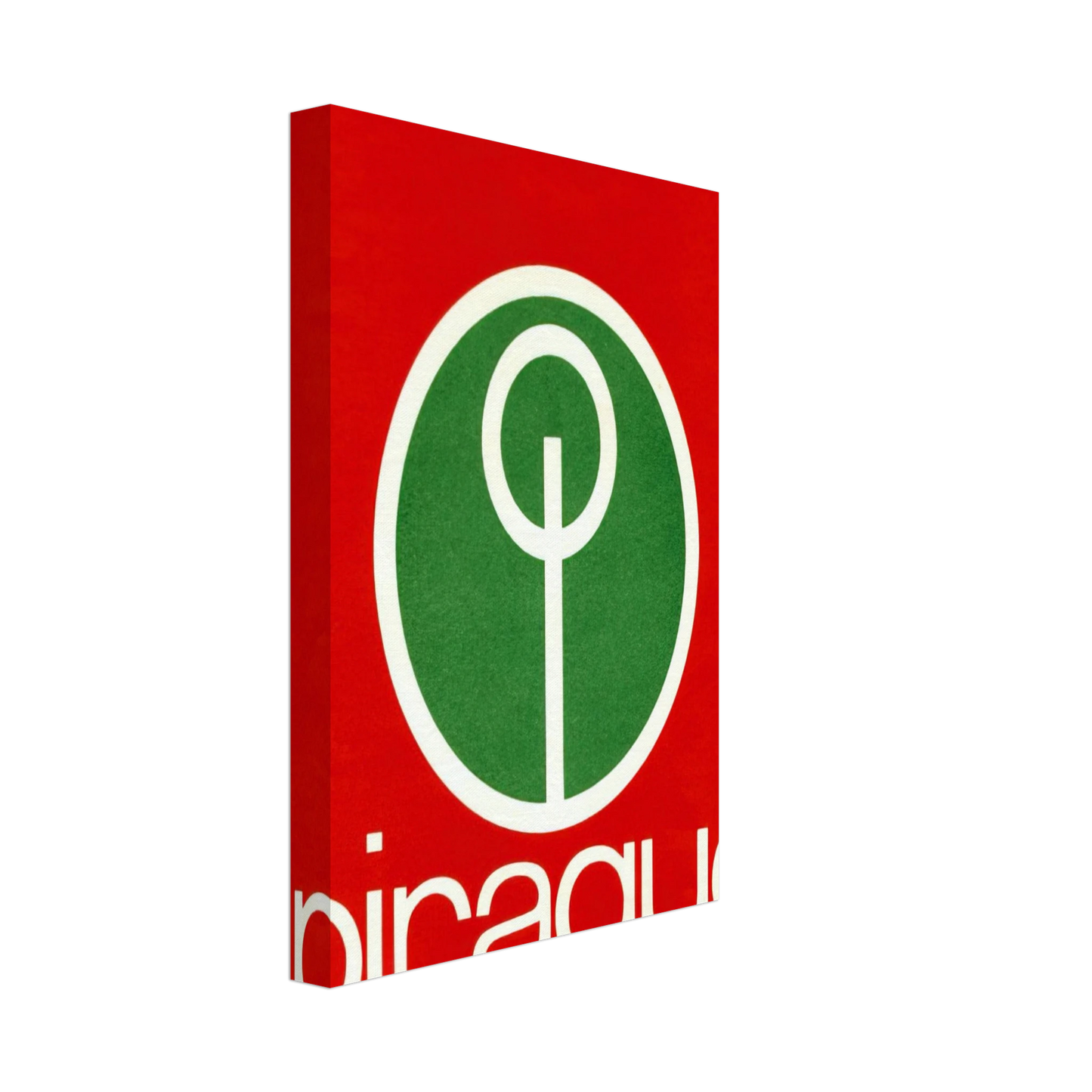 Lygia Pape - Logo Piraque - 1970 Canvas - 70x100 cm / 28x40 inches-canvas