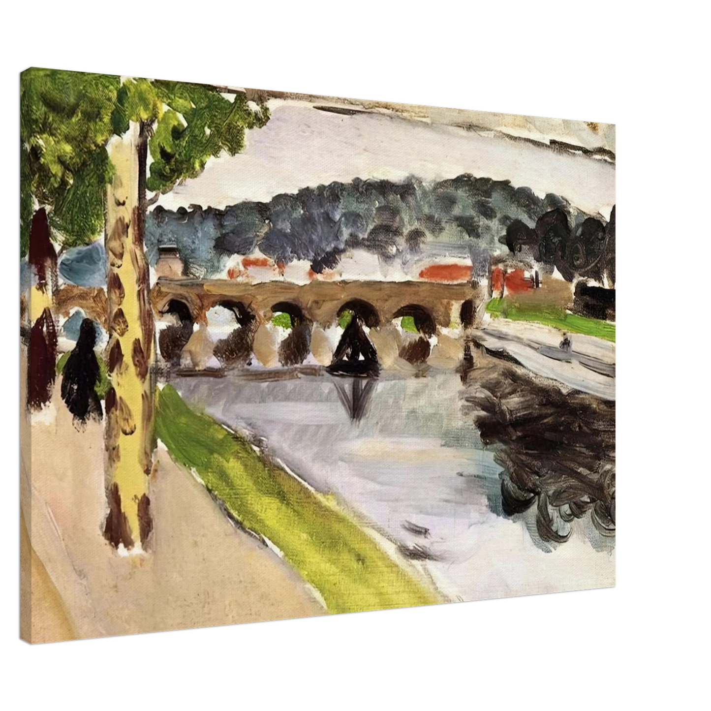 Henri Matisse - PARADE PLATANES 1917 Canvas - 20x30 cm / 8x12 inches-canvas