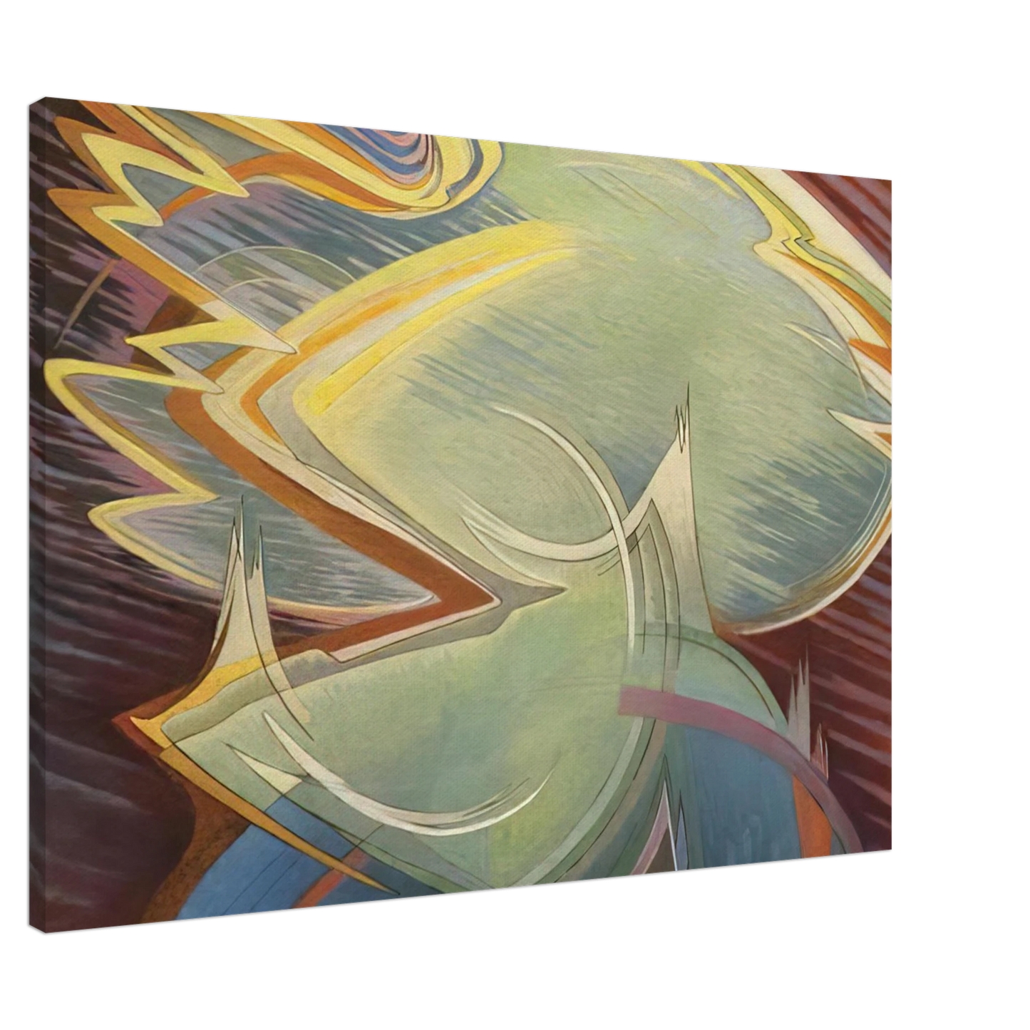 Lawren Harris - Untitled - 1951 Canvas - 20x30 cm / 8x12 inches-canvas