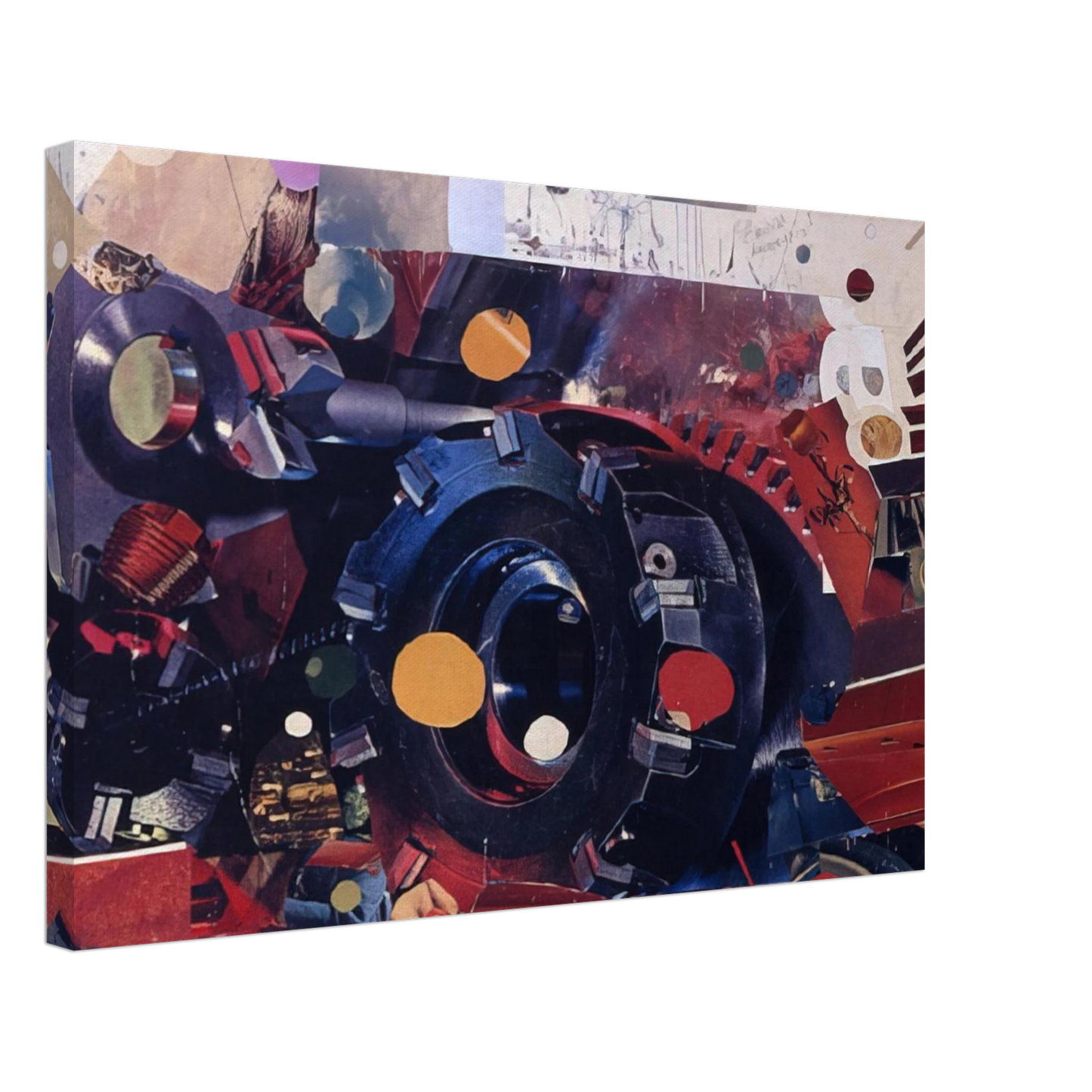 Gebre Kristos Desta - Power - 1967 Canvas - 40x60 cm / 16x24 inches-canvas