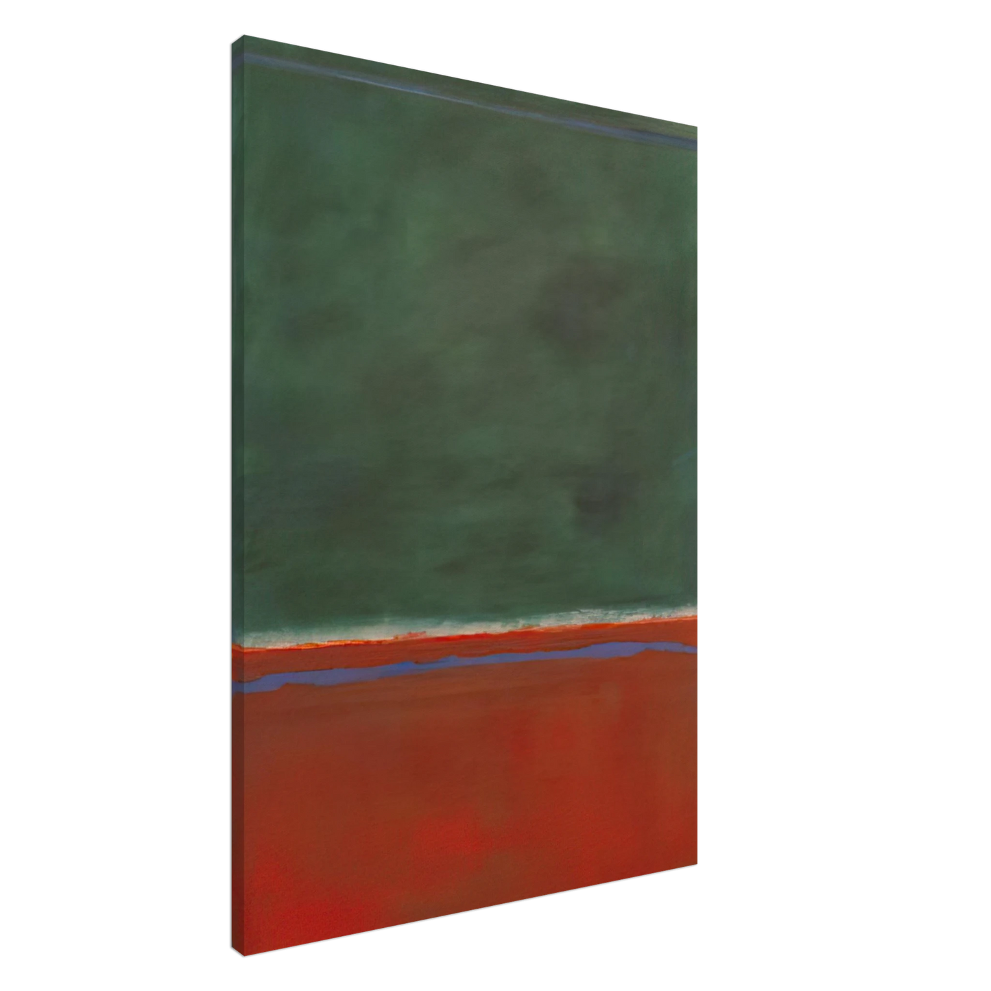 Mark Rothko - Green and Maroon - 1953 Canvas - 20x30 cm / 8x12 inches-canvas