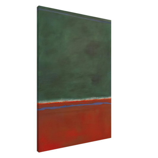 Mark Rothko - Green and Maroon - 1953 Canvas - 20x30 cm / 8x12 inches-canvas