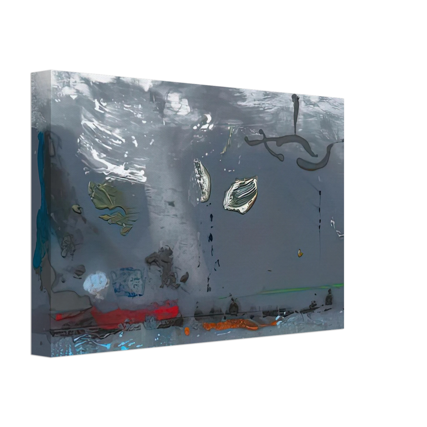 Helen Frankenthaler - Vespers, 1992- Canvas - 70x100 cm / 28x40 inches-canvas