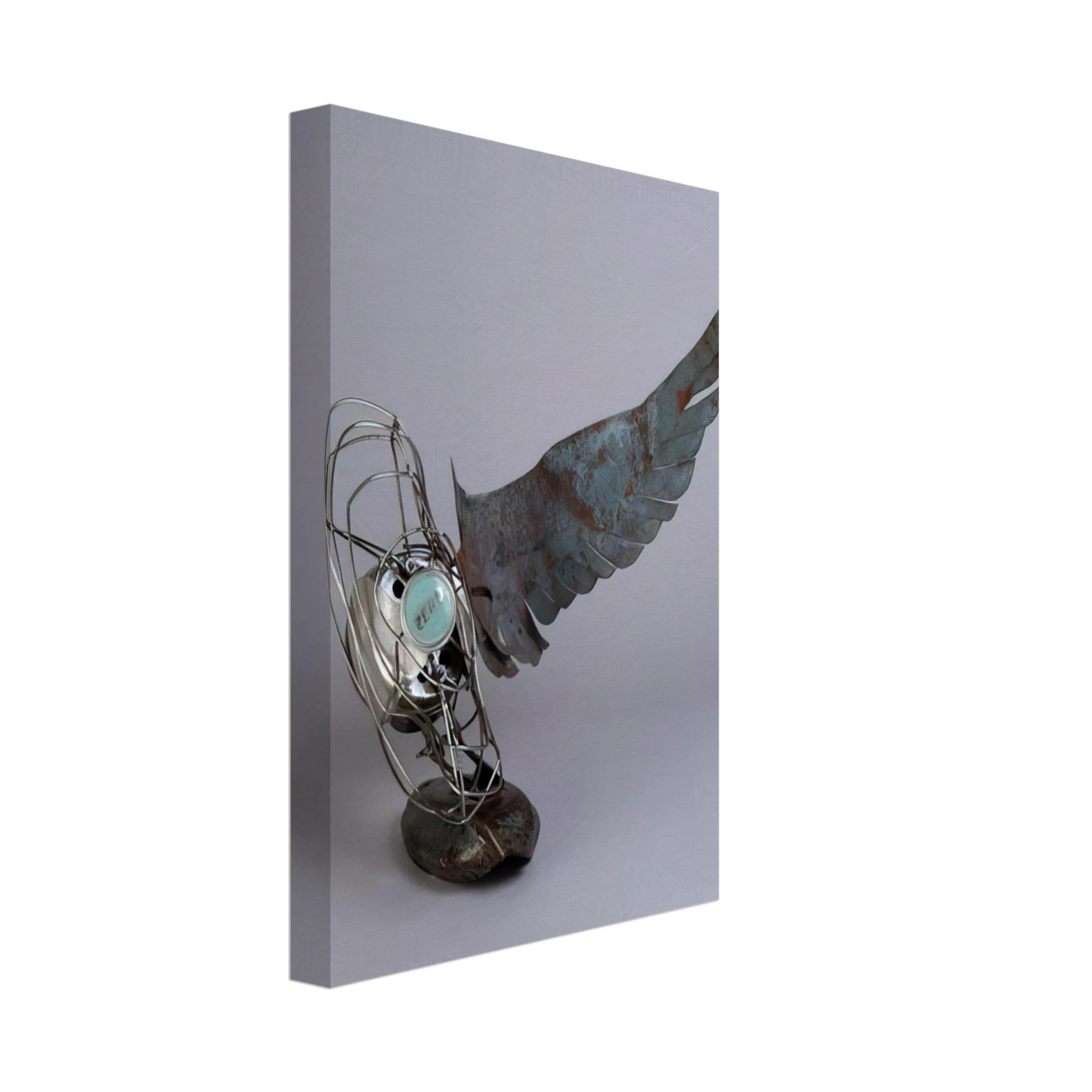 Robert Rauschenberg - MERCURY ZERO SUMMER GLUT 1987 Canvas - 70x100 cm / 28x40 inches-canvas