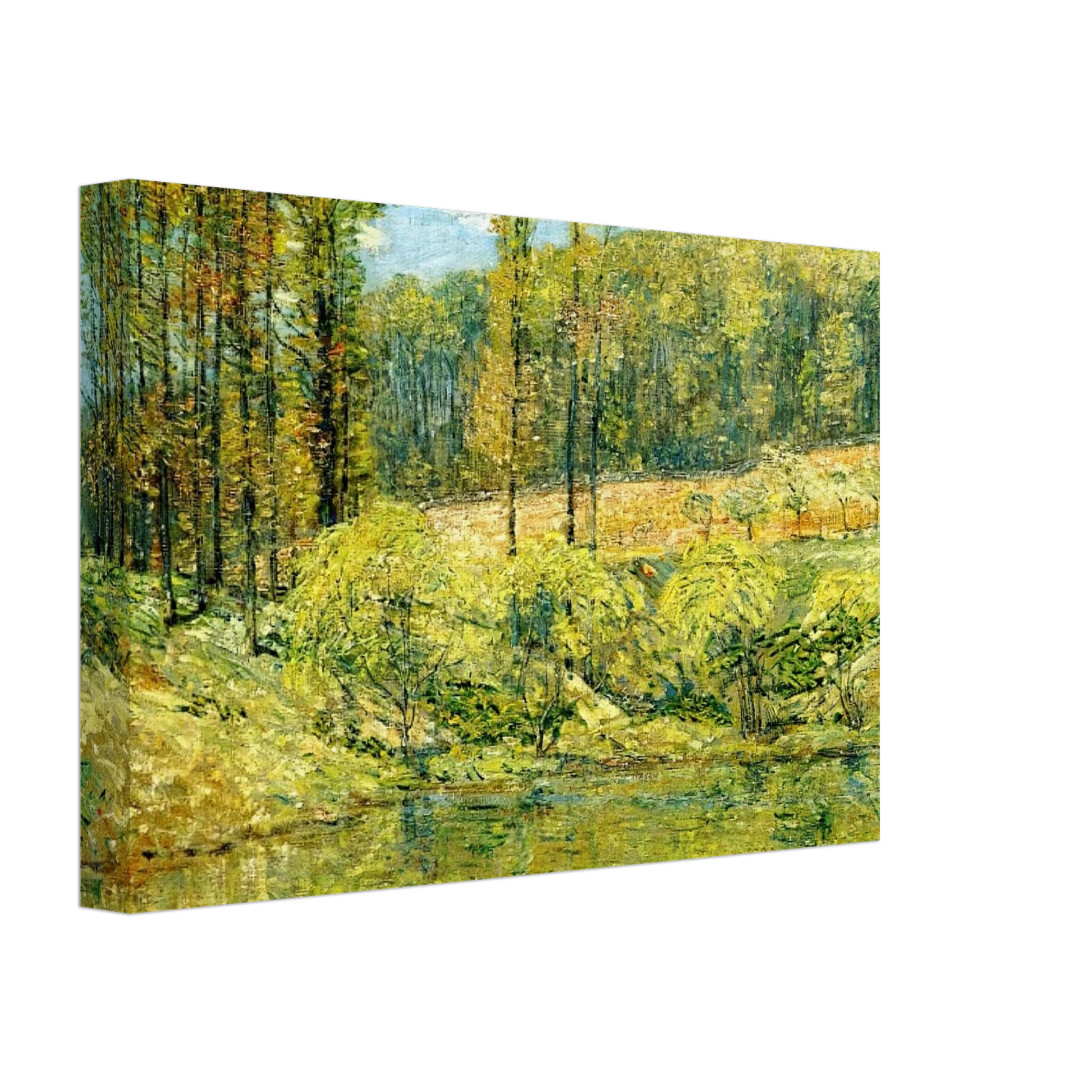 Childe Hassam - Spring, Navesink Highlands Canvas - 40x60 cm / 16x24 inches-canvas
