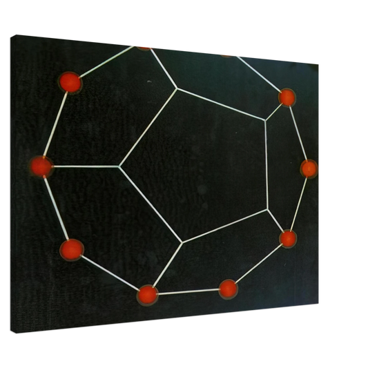 Salvador Dali - PENTAGONAL SARDANA 1 Canvas - 20x30 cm / 8x12 inches-canvas