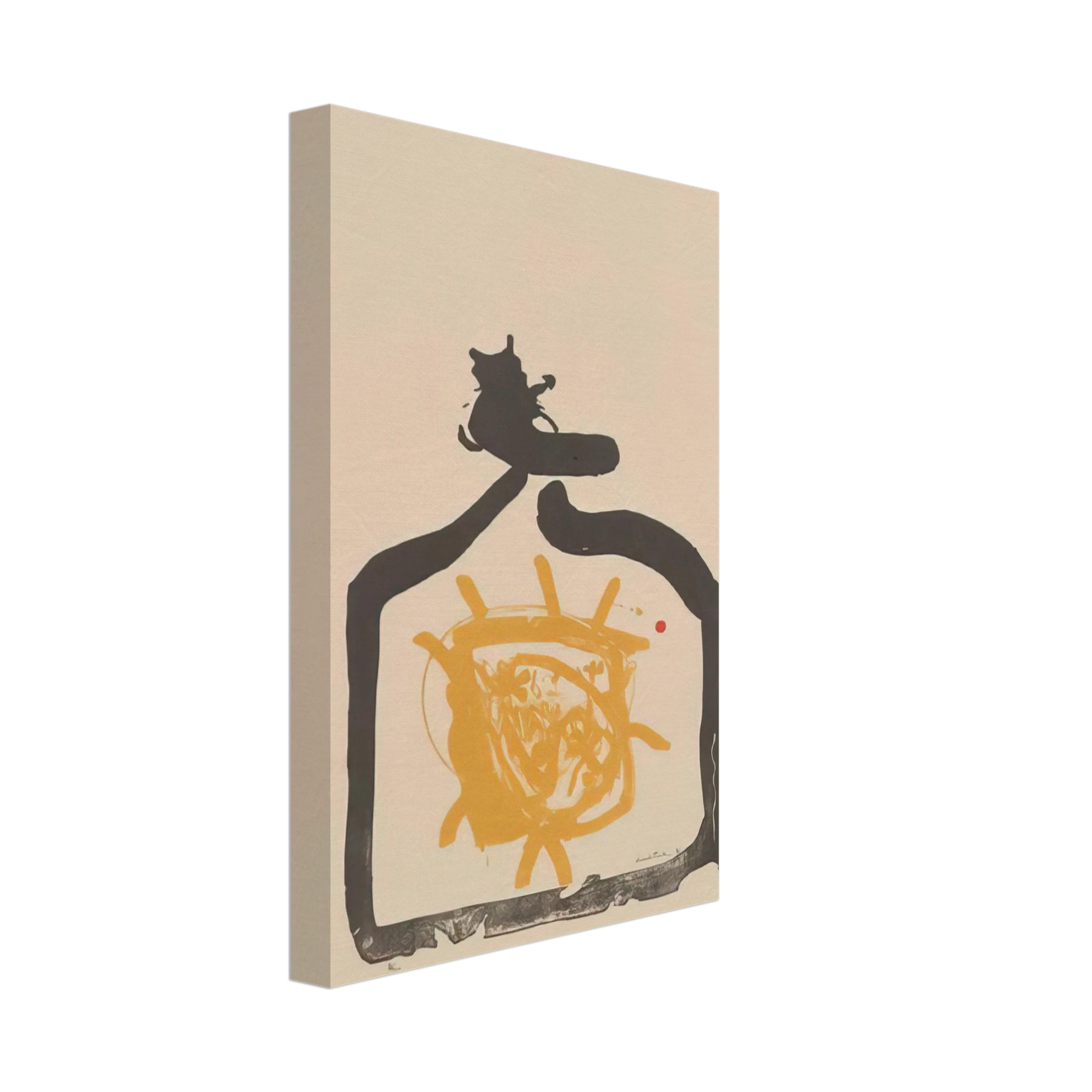 Helen Frankenthaler - May 26th Backwards - 1961 Canvas - 40x60 cm / 16x24 inches-canvas