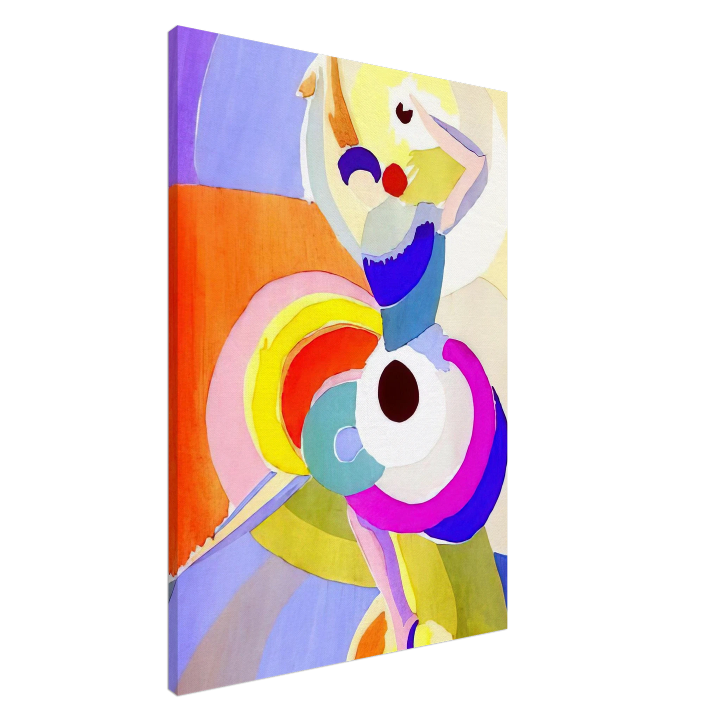 Sonia Delaunay - FLAMENCO DANCER Canvas - 20x30 cm / 8x12 inches-canvas