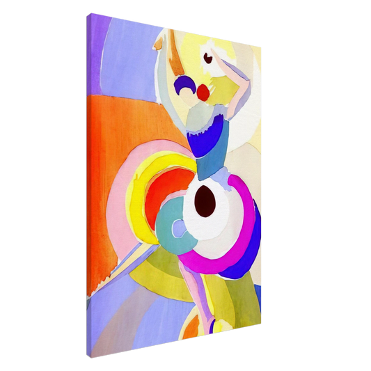 Sonia Delaunay - FLAMENCO DANCER Canvas - 20x30 cm / 8x12 inches-canvas