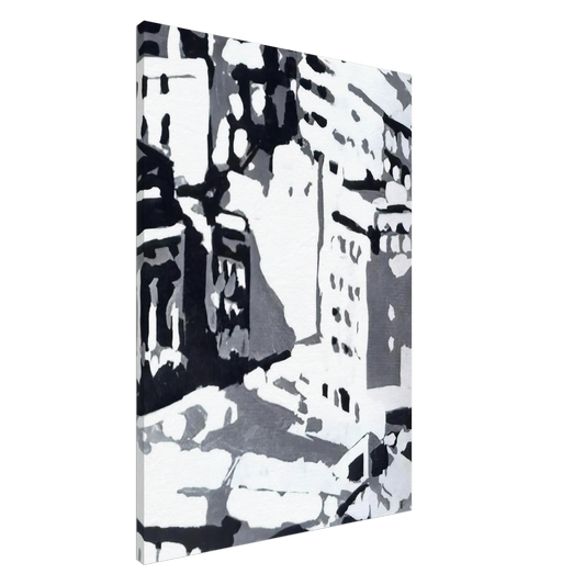 Gerhard Richter - TOWNSCAPE 1969 1 Canvas - 20x30 cm / 8x12 inches-canvas