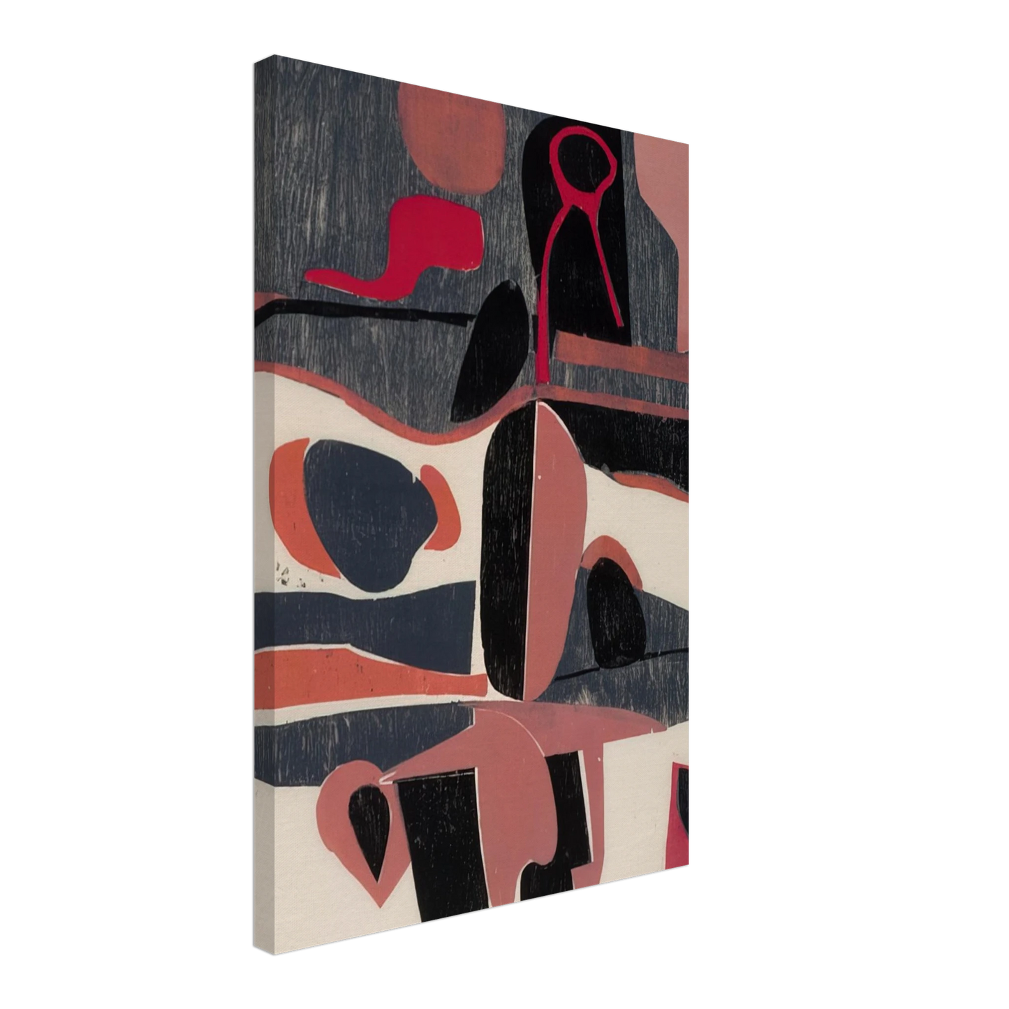 Will Barnet - Province by the Sea - 1959 United States Canvas - 70x100 cm / 28x40 inches-canvas