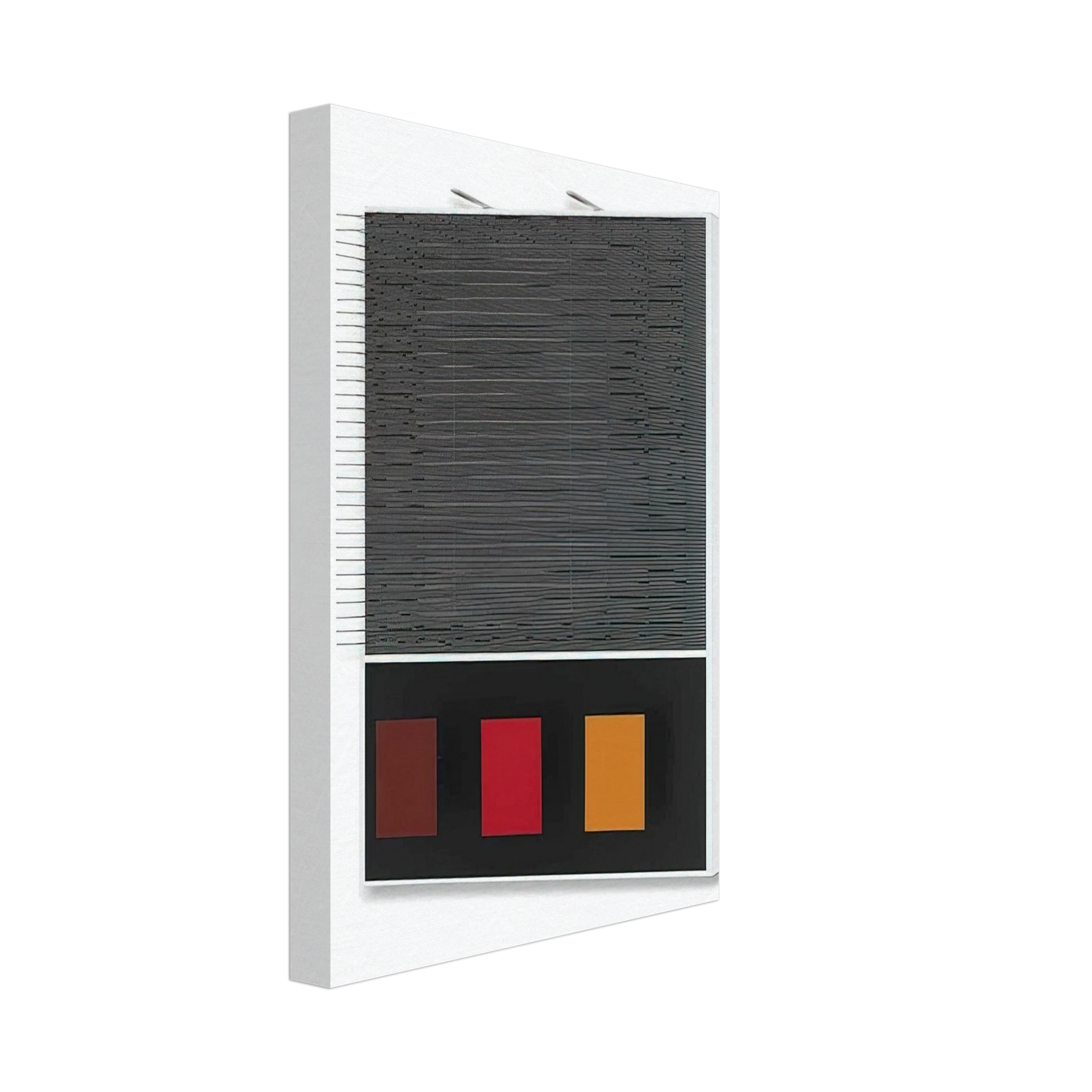 Jesus Rafael Soto - TES GRANDES Y PEQUENAS 1999 Canvas - 70x100 cm / 28x40 inches-canvas