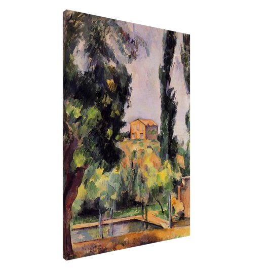 Paul Cezanne - Jas de Bouffan Canvas - 20x30 cm / 8x12 inches-canvas