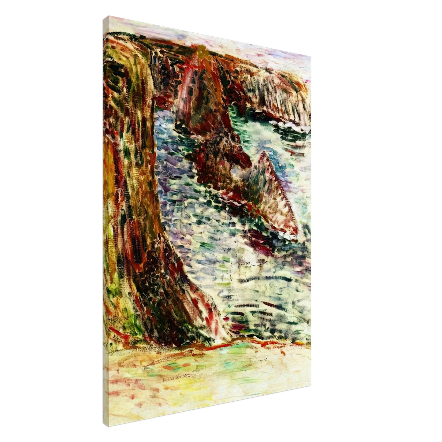 Henri Matisse - BELLE ILE EN MER 1897 Canvas - 20x30 cm / 8x12 inches-canvas