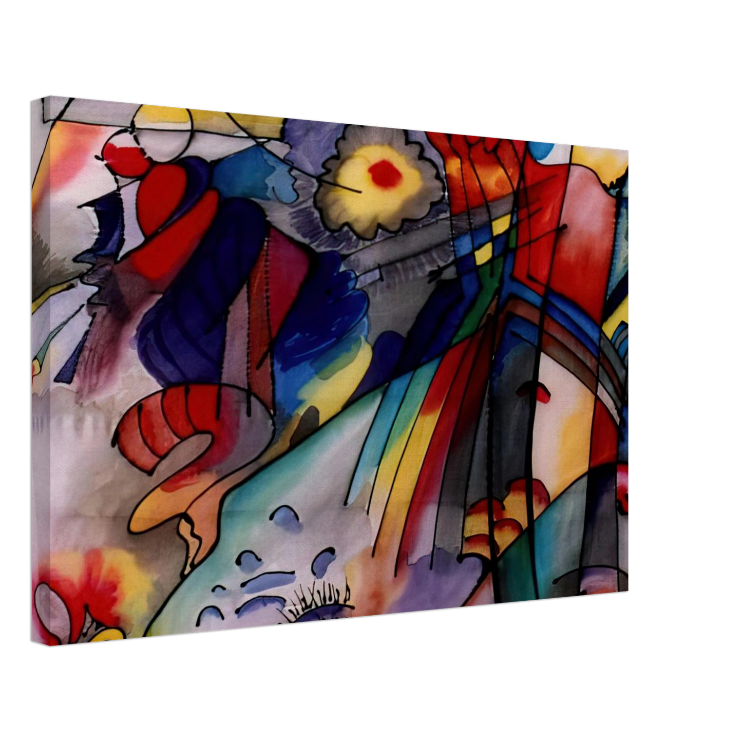 Wassily Kandinsky - NOT_DETECTED_189363 Canvas - 40x60 cm / 16x24 inches-canvas