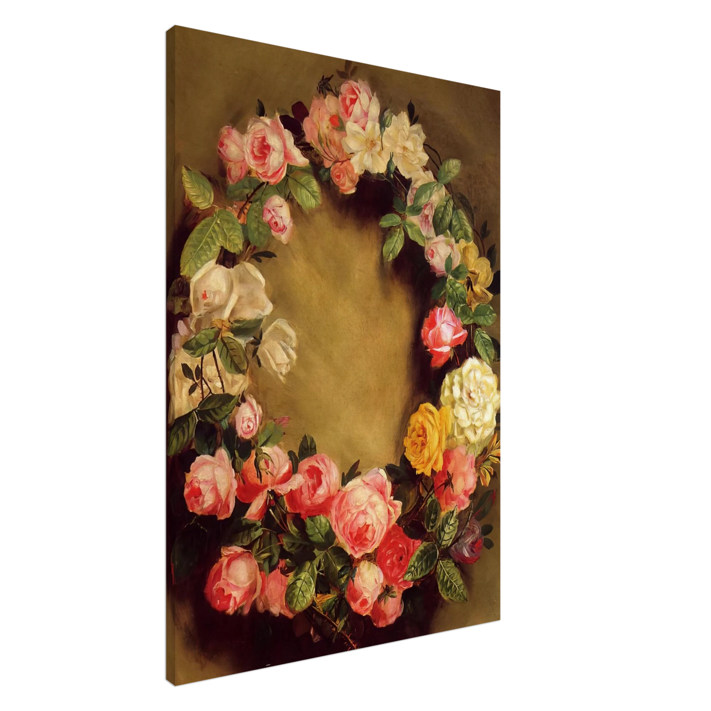 Pierre-Auguste Renoir - Crown of Roses Canvas - 20x30 cm / 8x12 inches-canvas