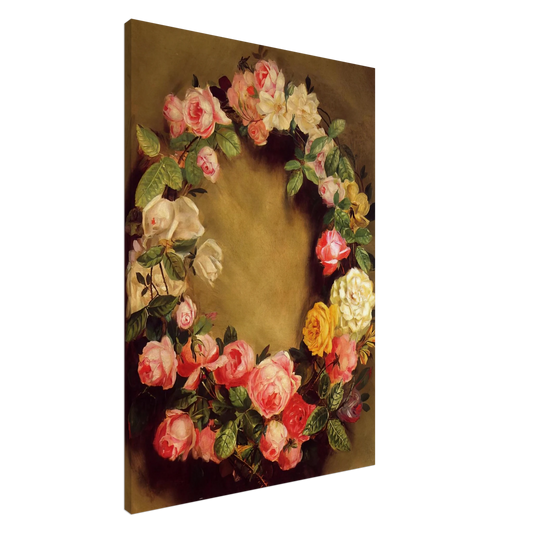 Pierre-Auguste Renoir - Crown of Roses Canvas - 20x30 cm / 8x12 inches-canvas