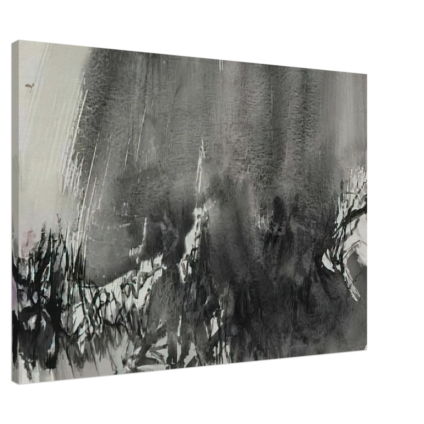 Chu teh Chun - UNTITLED 1963 Canvas - 20x30 cm / 8x12 inches-canvas