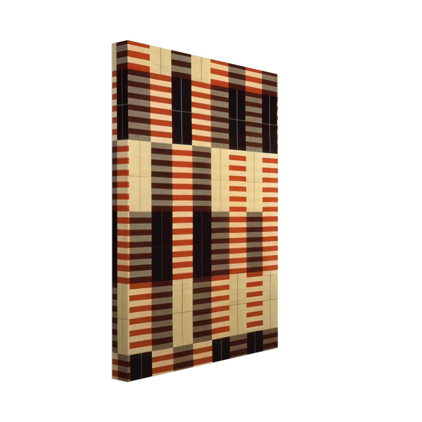 Anni Albers - BLACK WHITE RED 1964 Canvas - 70x100 cm / 28x40 inches-canvas