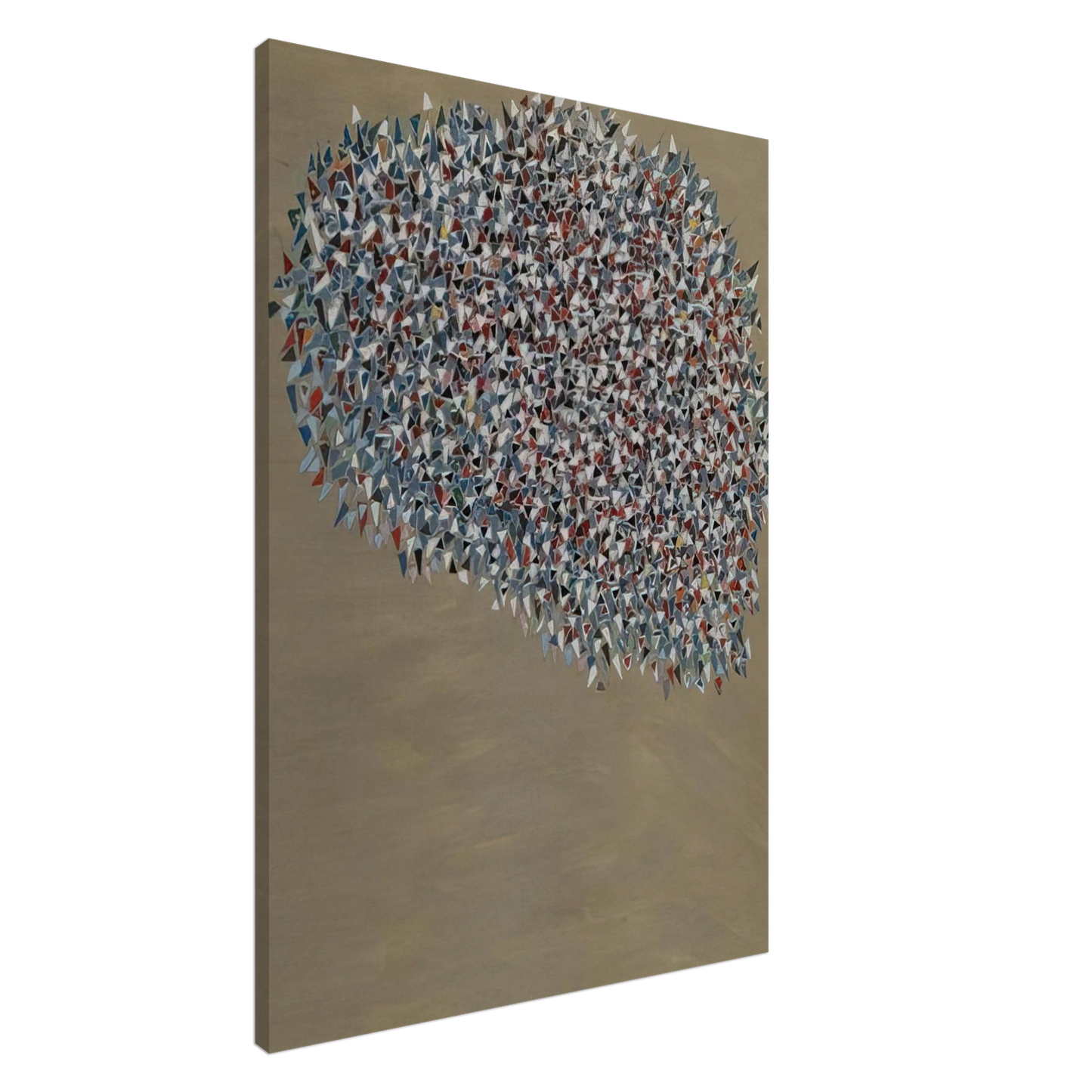 Robert Goodnough - Untitled - 1980 Canvas - 20x30 cm / 8x12 inches-canvas