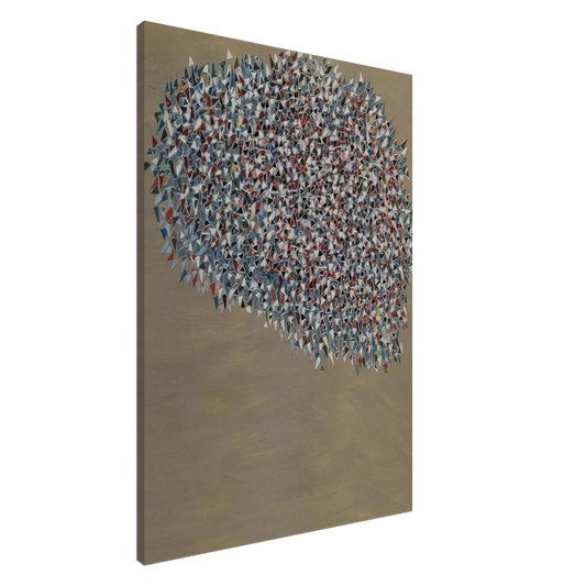 Robert Goodnough - Untitled - 1980 Canvas - 20x30 cm / 8x12 inches-canvas