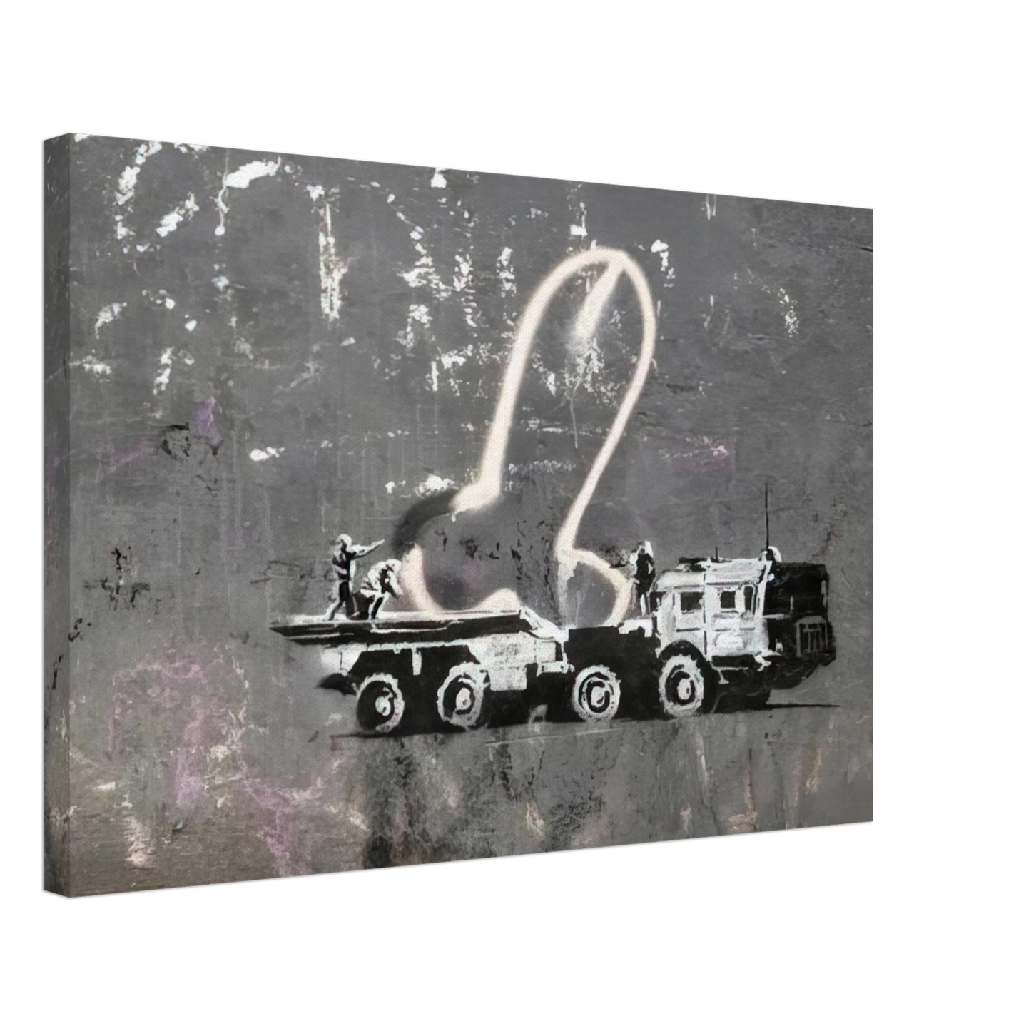 Banksy - KYIV VELYKA ZHYTOMYRSKA 13 2022 Canvas - 70x100 cm / 28x40 inches-canvas