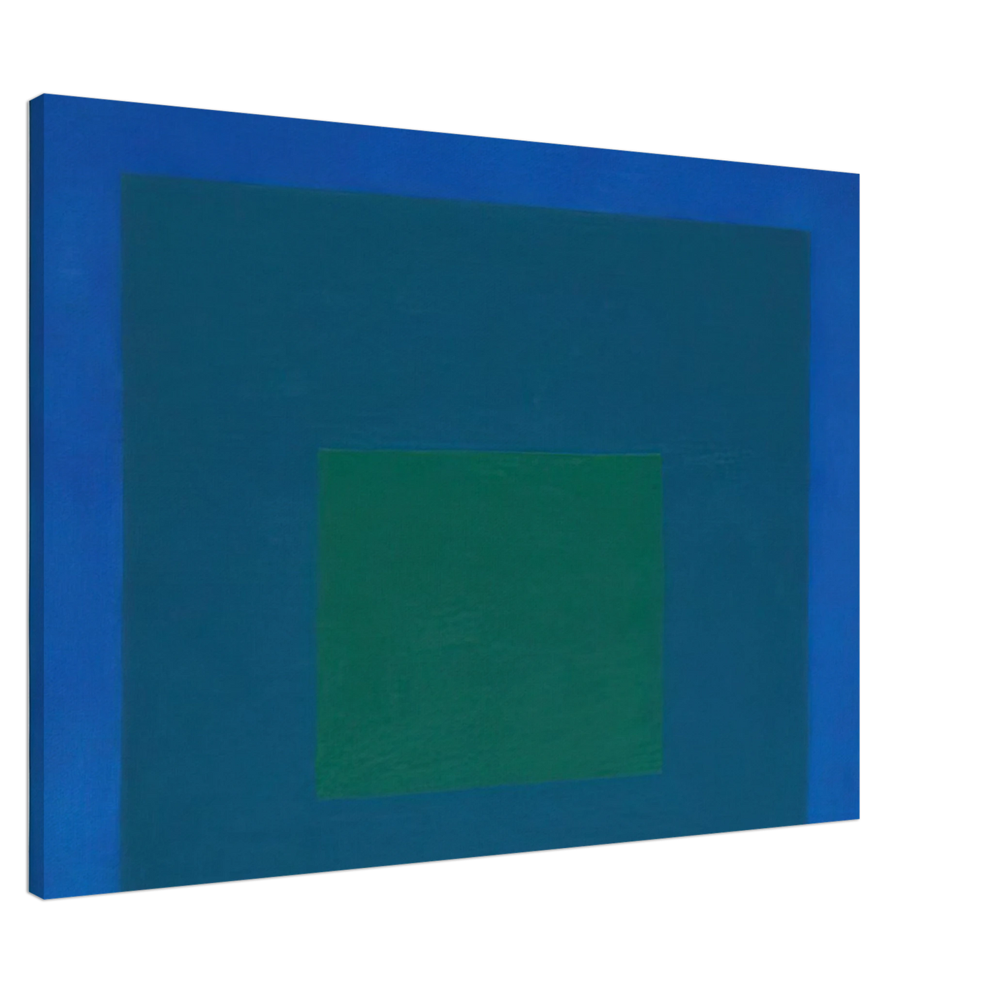 Josef Albers - STUDY FOR HOMAGE TO THE SQUARE BEAMING 1963 Canvas - 20x30 cm / 8x12 inches-canvas
