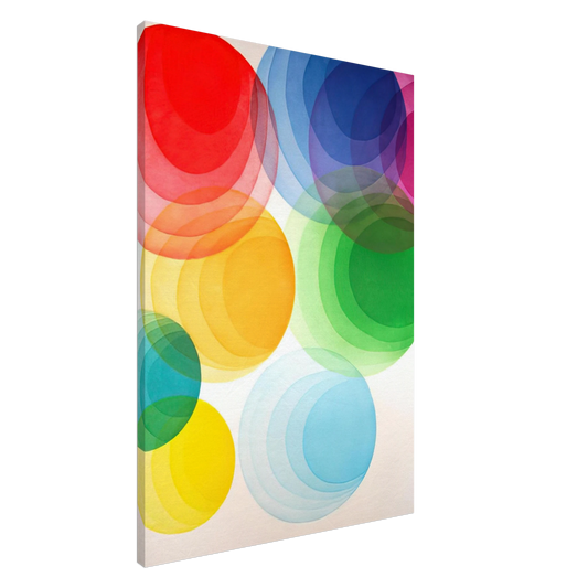 Piero Dorazio - Untitled - Op Art Canvas - 20x30 cm / 8x12 inches-canvas