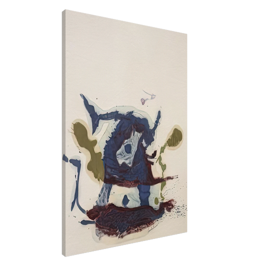 Helen Frankenthaler - Vessel, 1961- Canvas - 20x30 cm / 8x12 inches-canvas