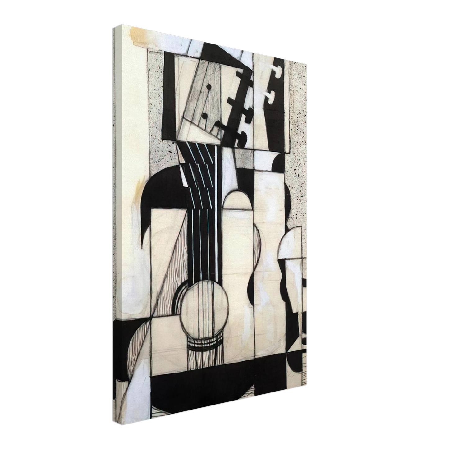 Juan Gris - STILL LIFE WITH GUITAR 1913 Canvas - 70x100 cm / 28x40 inches-canvas