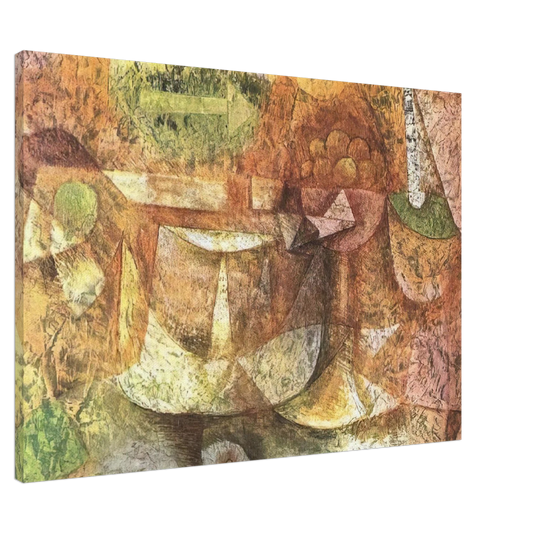 Paul Klee - STILL LIFE WITH DOVE 1931 Canvas - 20x30 cm / 8x12 inches-canvas