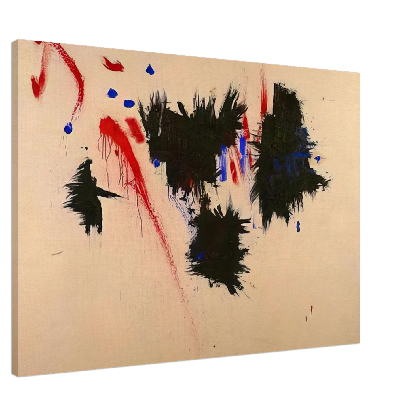 Hans Hofmann - In the Vastness of Sorrowful Thoughts Canvas - 20x30 cm / 8x12 inches-canvas