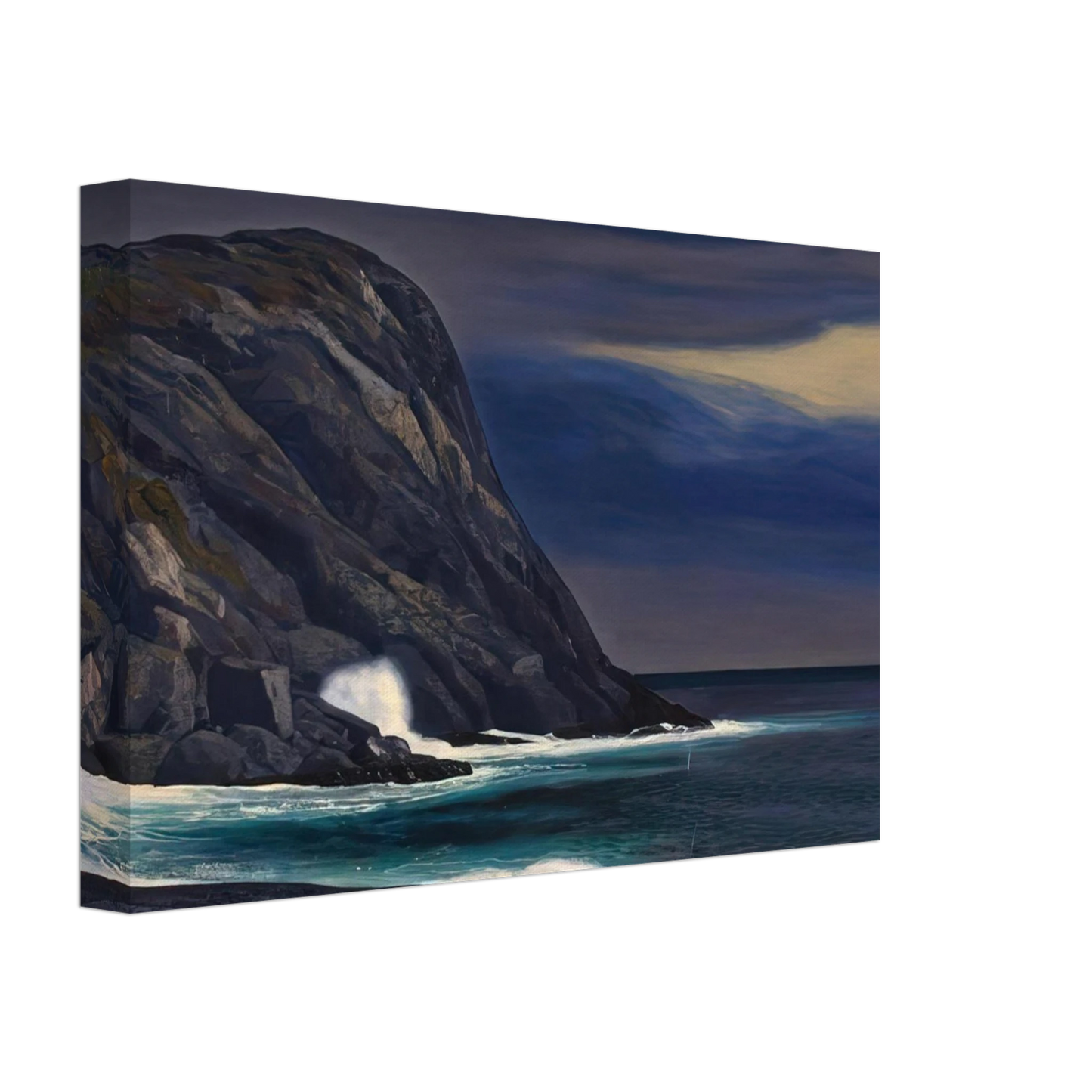 Rockwell Kent - Brewing Storm, Monhegan Canvas - 70x100 cm / 28x40 inches-canvas