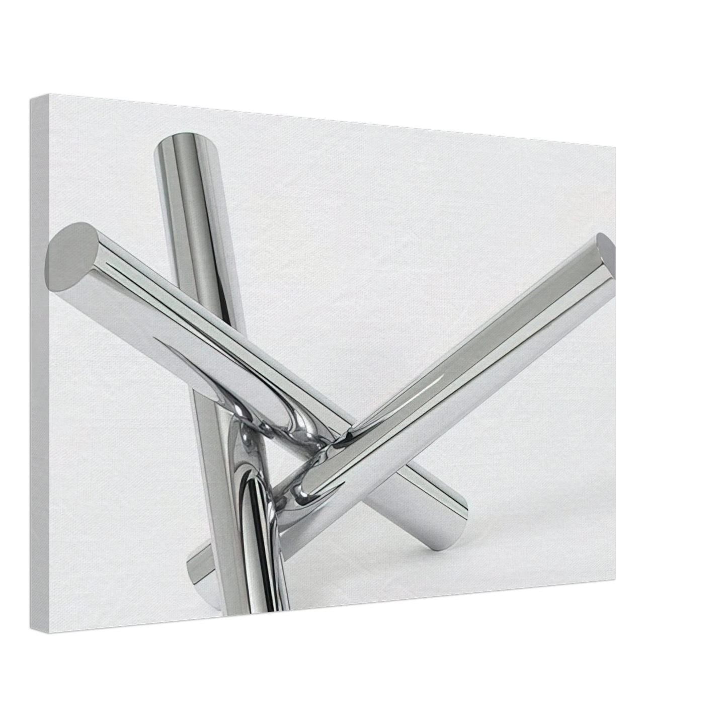 Max Bill - Einheit aus drei gleichen zylindern - 1966 Canvas - 40x60 cm / 16x24 inches-canvas