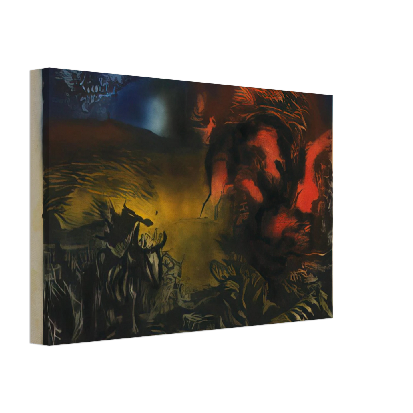 Jackson Pollock - LANDSCAPE WITH STEER 1937 Canvas - 40x60 cm / 16x24 inches-canvas