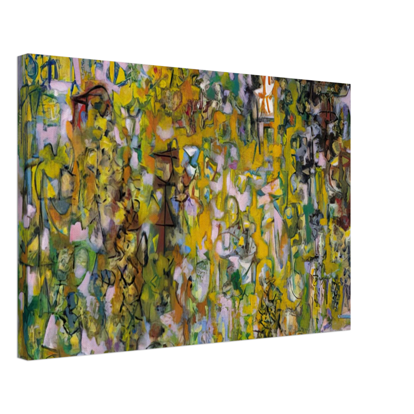 Ad Reinhardt - Number 6 - 1946 Canvas - 40x60 cm / 16x24 inches-canvas